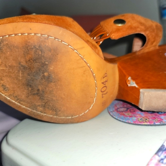 Leather sandals n. 704 b. Size 391/2 - Picture 9 of 10